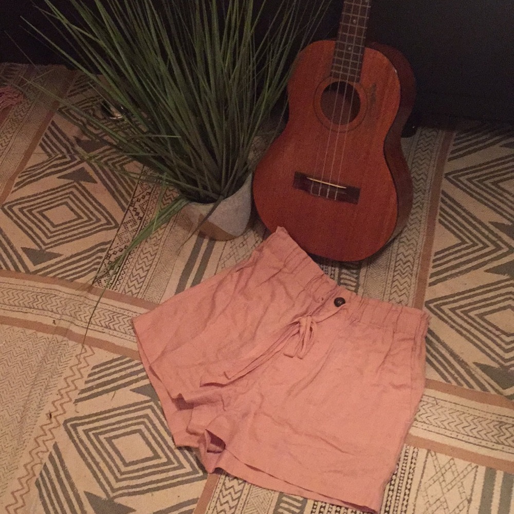 Adorable Pink high waisted shorts!